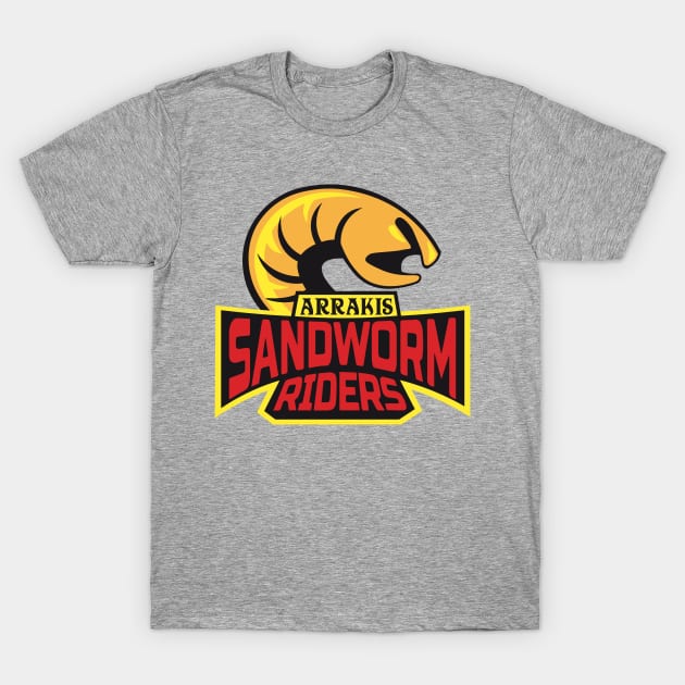 Dune Arrakis Sandworm Riders T-Shirt by Rebus28